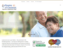 Tablet Screenshot of hospiceofcincinnati.org